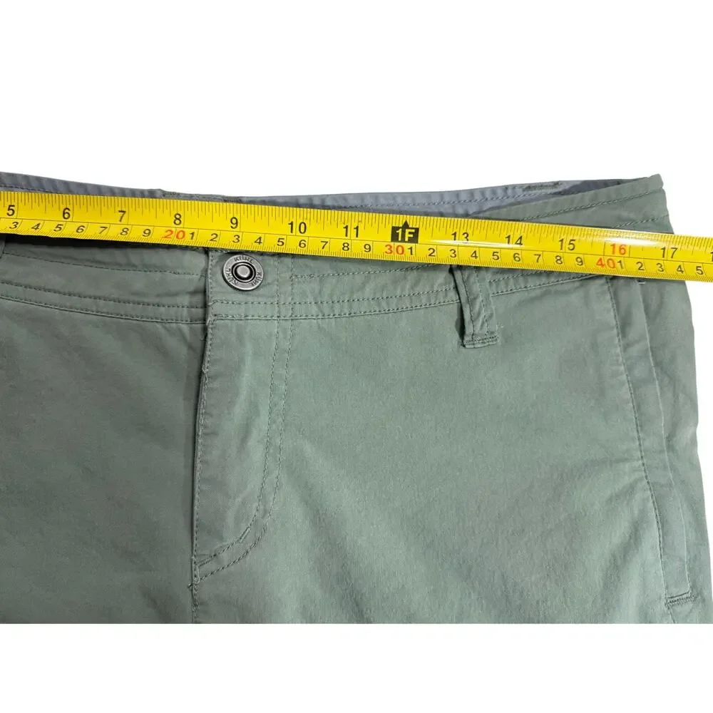 KÜHL Spire Shorts Women’s Olive Green Hiking Outdoor Cargo Pockets Size 12